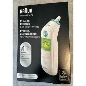 Braun IRT6500 ThermoScan 5 Ear Thermometer w/ ExacTemp Stability Indicator